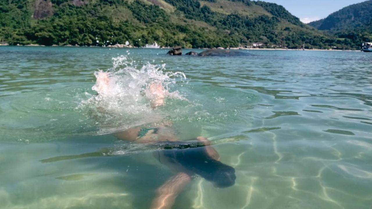 Kitnet Aconchegante A 200M Da Praia Διαμέρισμα Άνγκρα Ντος Ρέις Εξωτερικό φωτογραφία